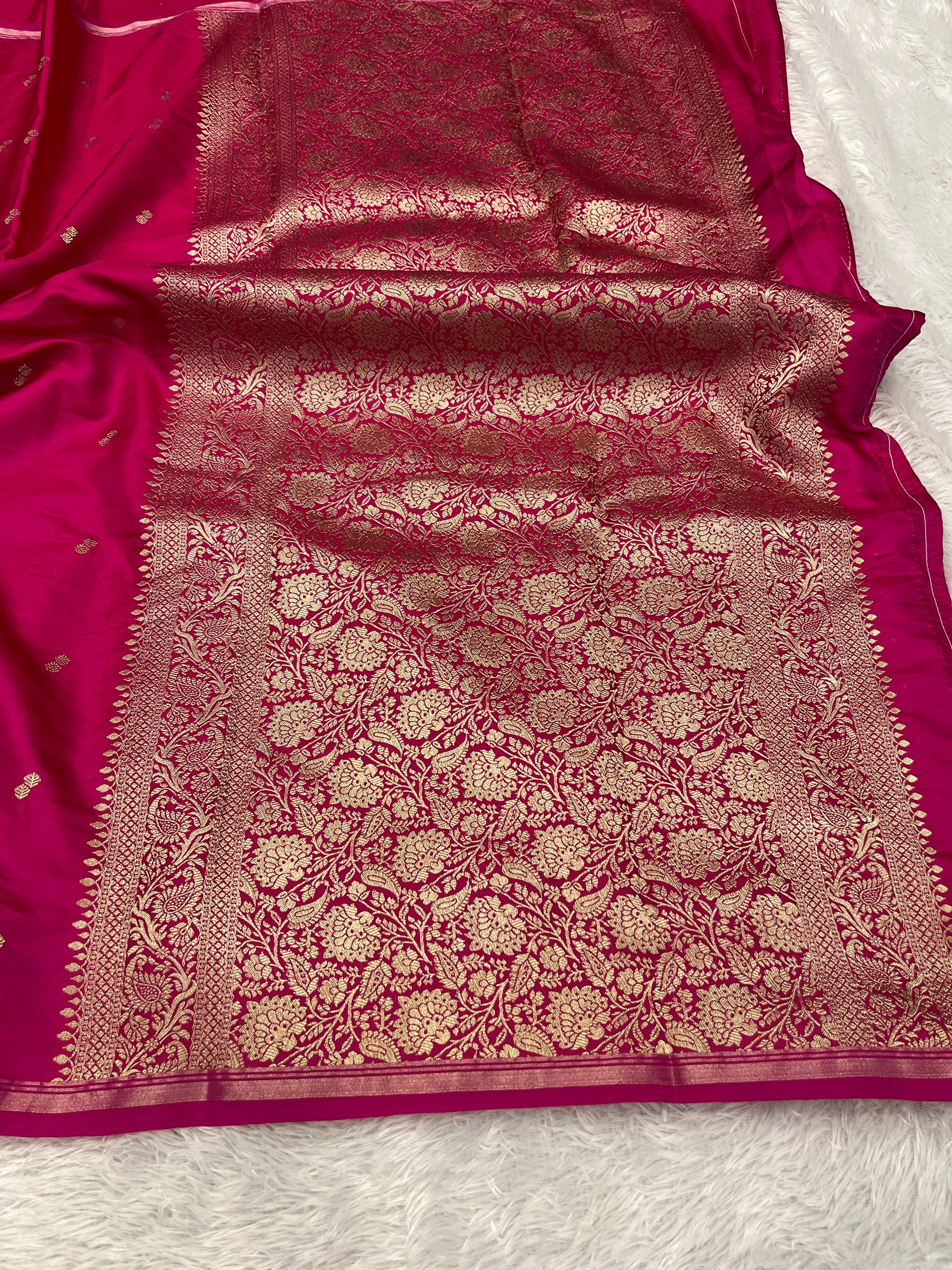 Fancy Tussar Silk Woven Buti Design Saree TS051