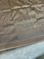 STF53 – Royal Pitch Dupion Saree with All-Over Floral Woven Designs