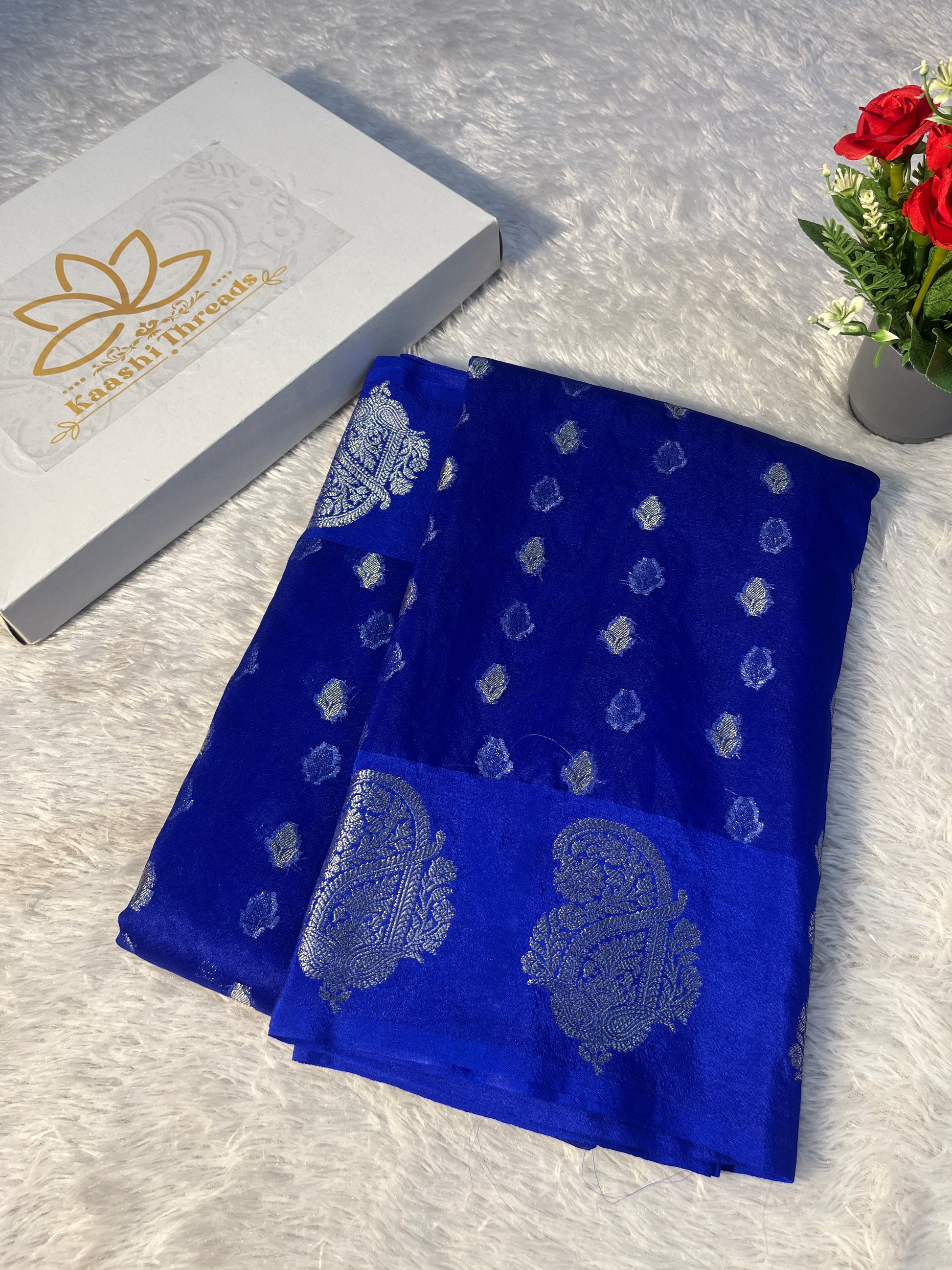 Kora Organza Raw Mango Saree KR11