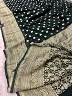 Banarsi Pure Natural Georgette Little flower Buti  Design VSG07