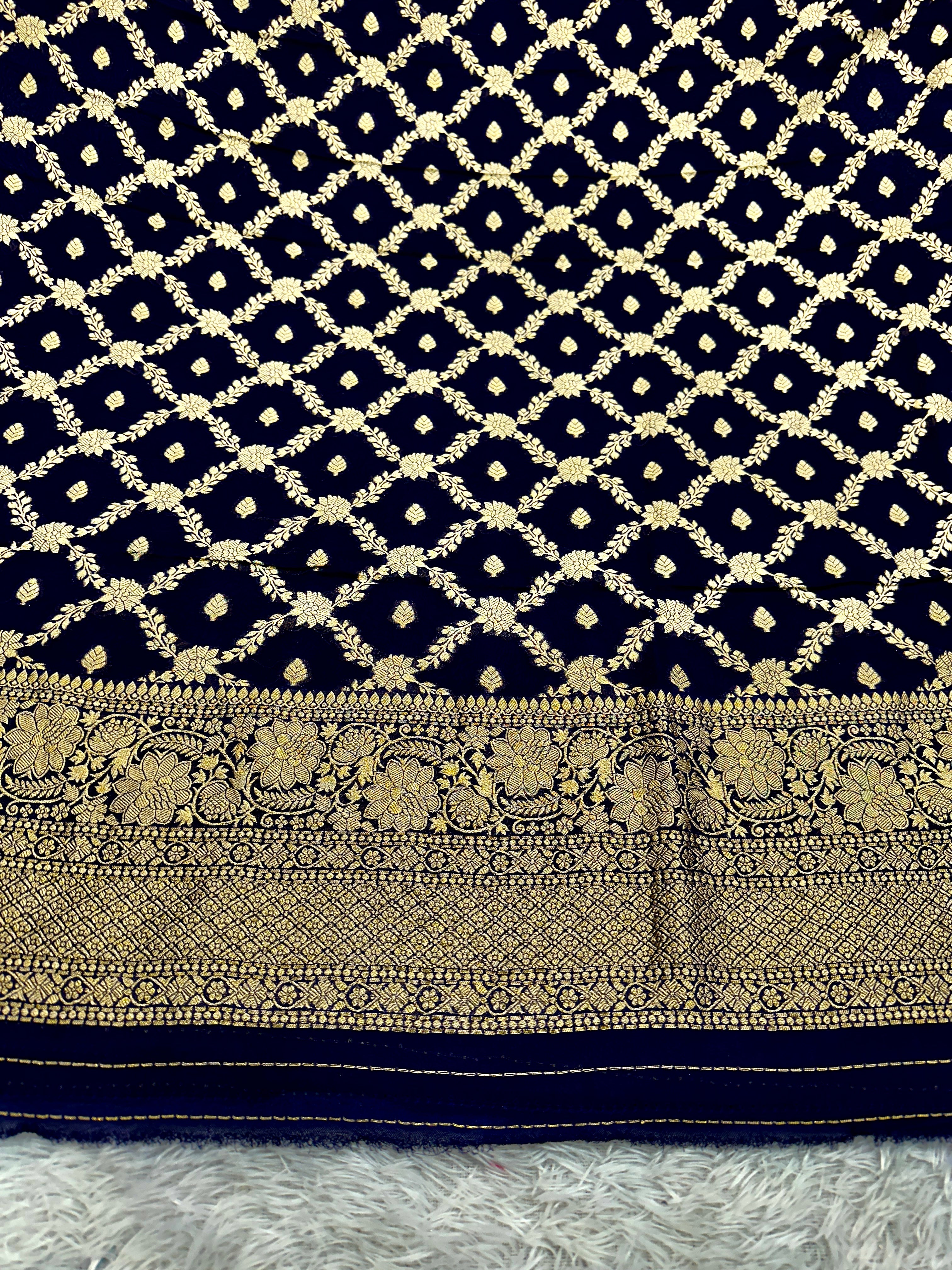 ✨ Banarasi Viscose Georgette Suit Set ✨VSS12