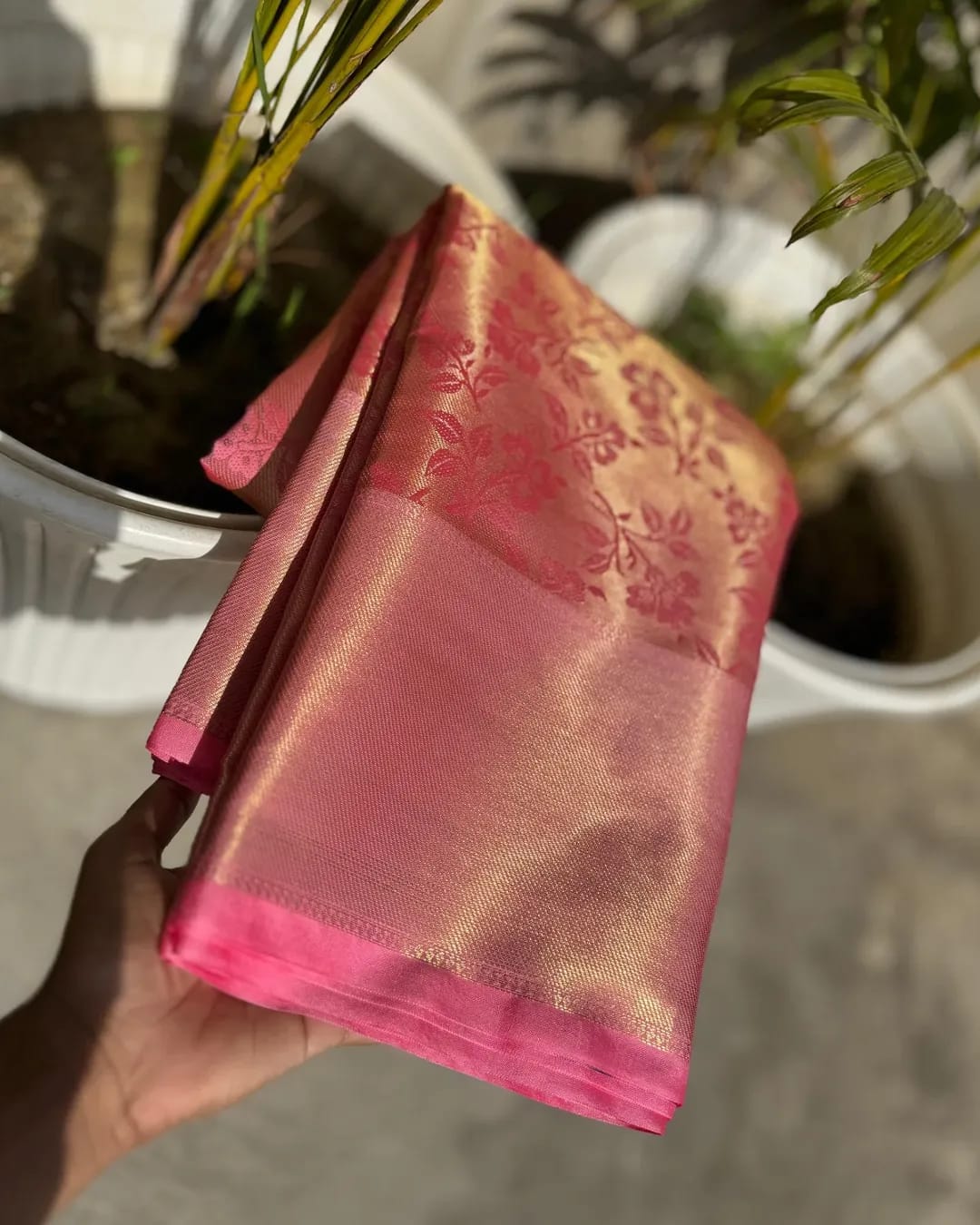 Sai Pallavi Mam Inspired Tissue Silk Saree TS105