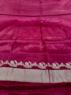 ✨ Banarasi Jacquard Gap Buti HO Silk 3-Piece Unstitched Dress Material MSS20