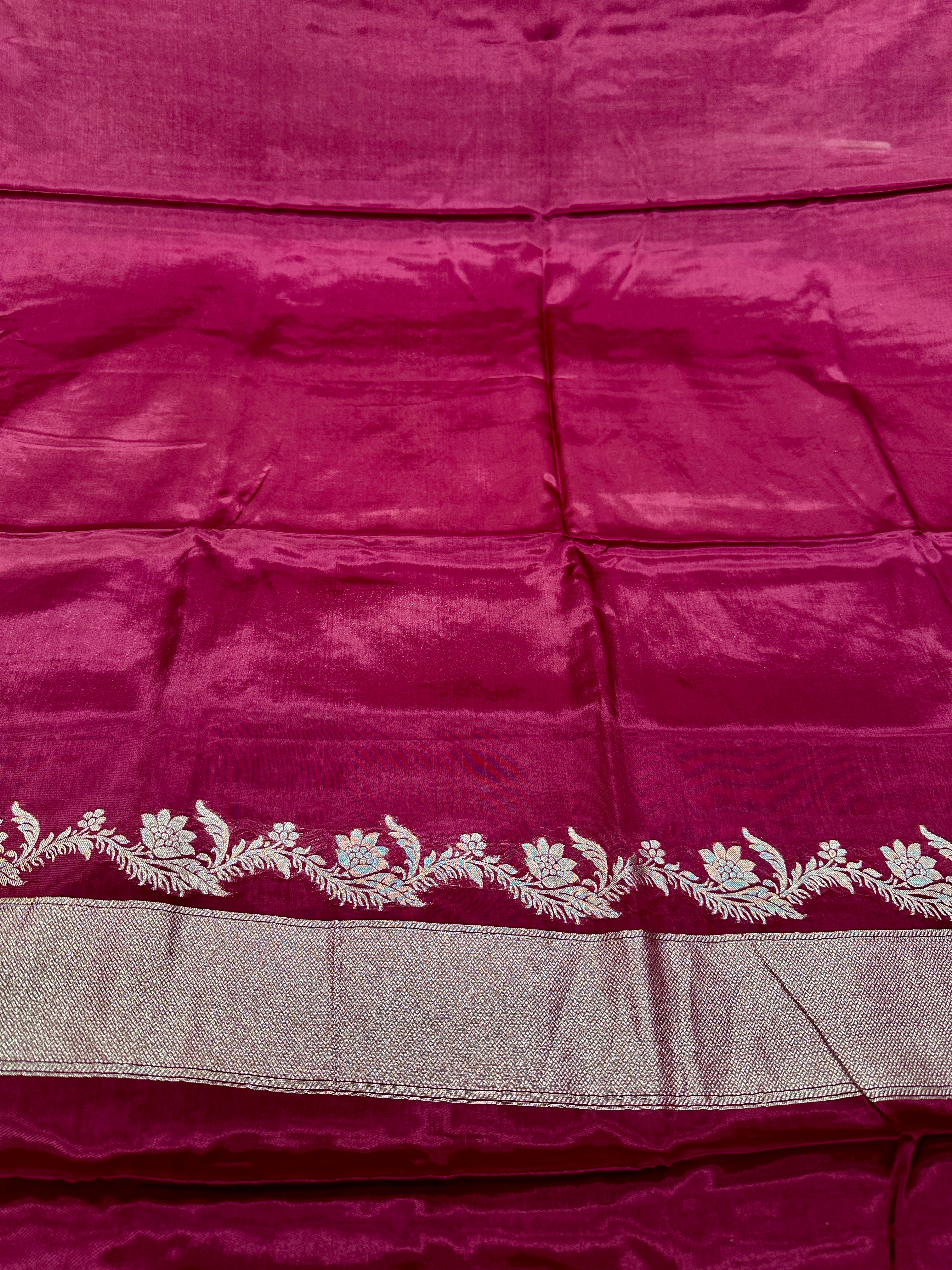 ✨ Banarasi Jacquard Gap Buti HO Silk 3-Piece Unstitched Dress Material MSS20