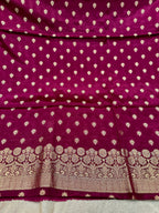 ✨ Banarasi Jacquard Gap Buti HO Silk 3-Piece Unstitched Dress Material MSS26
