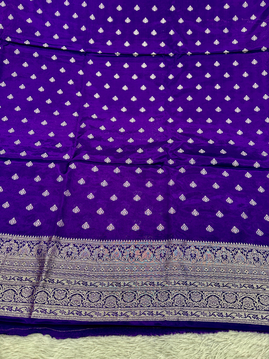 ✨ Banarasi Jacquard HO Silk 3-Piece Unstitched Dress Material MSS13