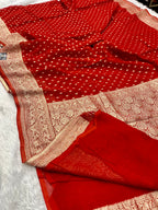 Banarsi Pure Natural Georgette Traditional chunni Design VSG03
