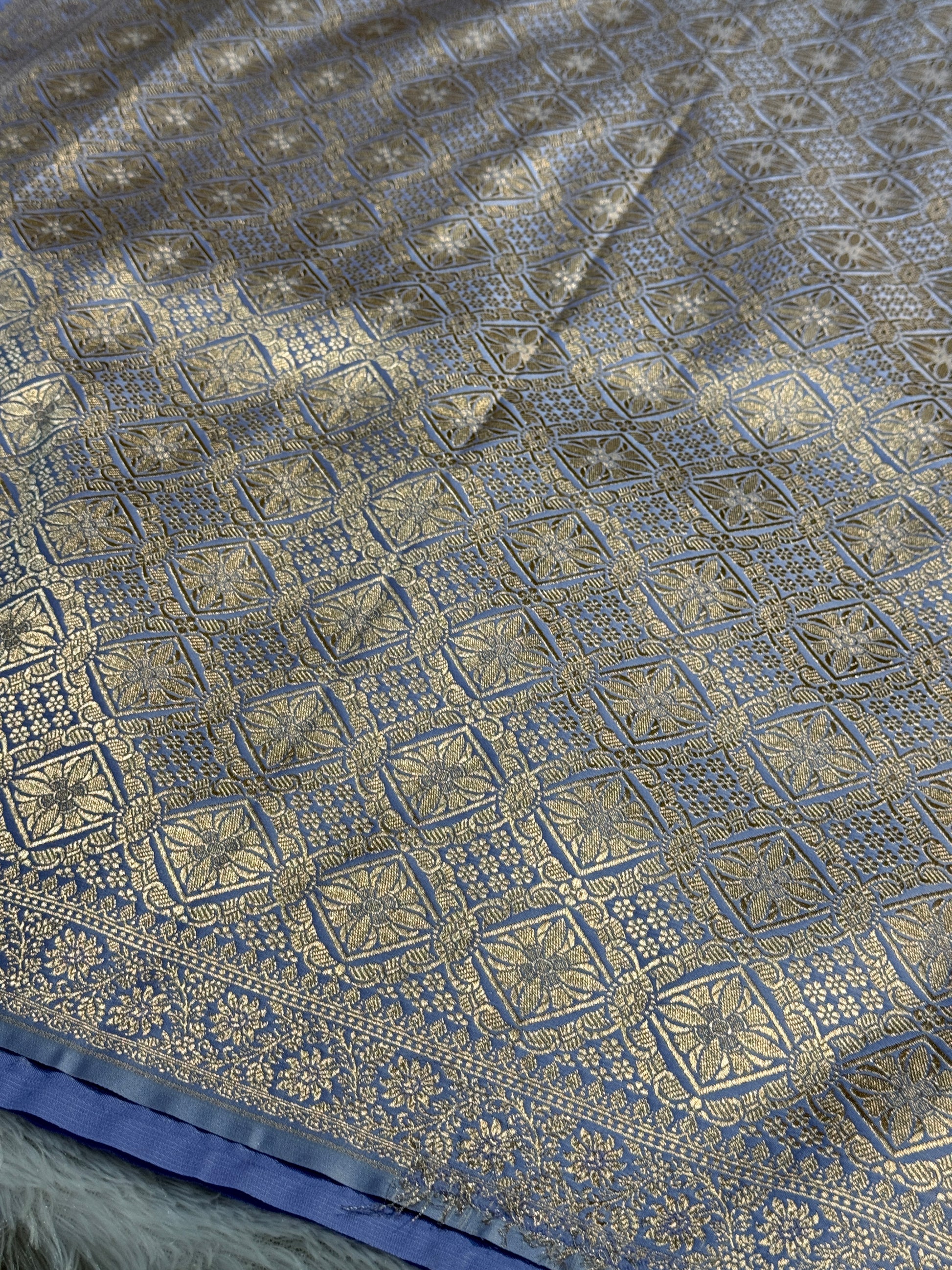 Mashru Kataan Meena Zari Design Ms11