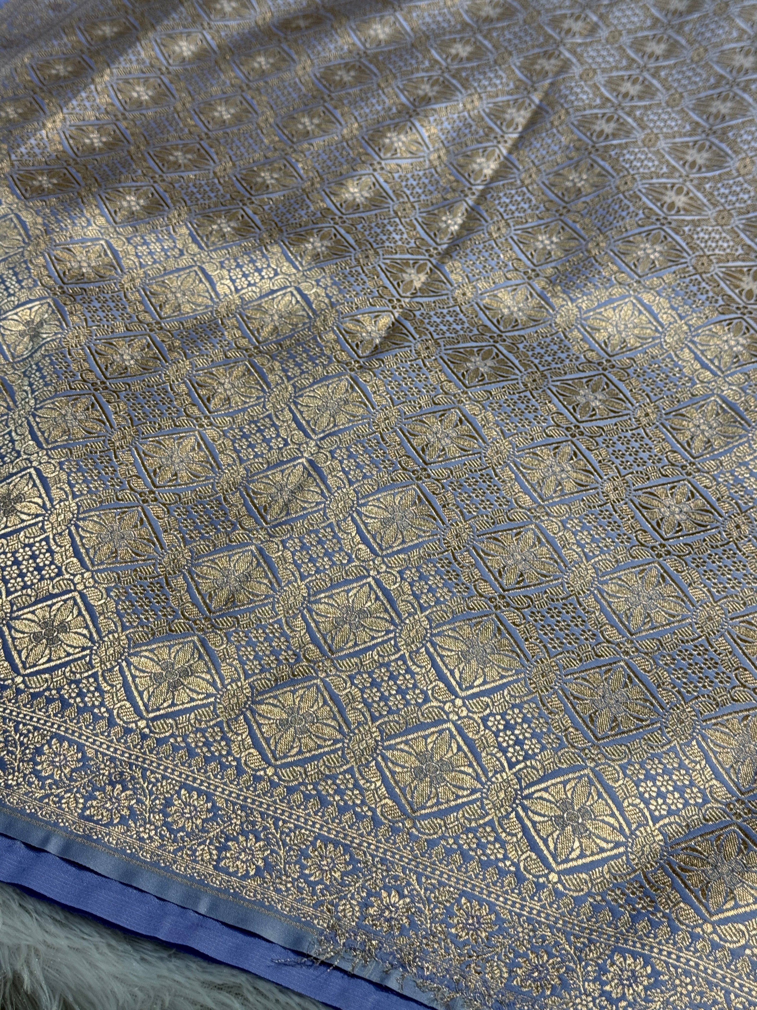 Mashru Kataan Meena Zari Design Ms11