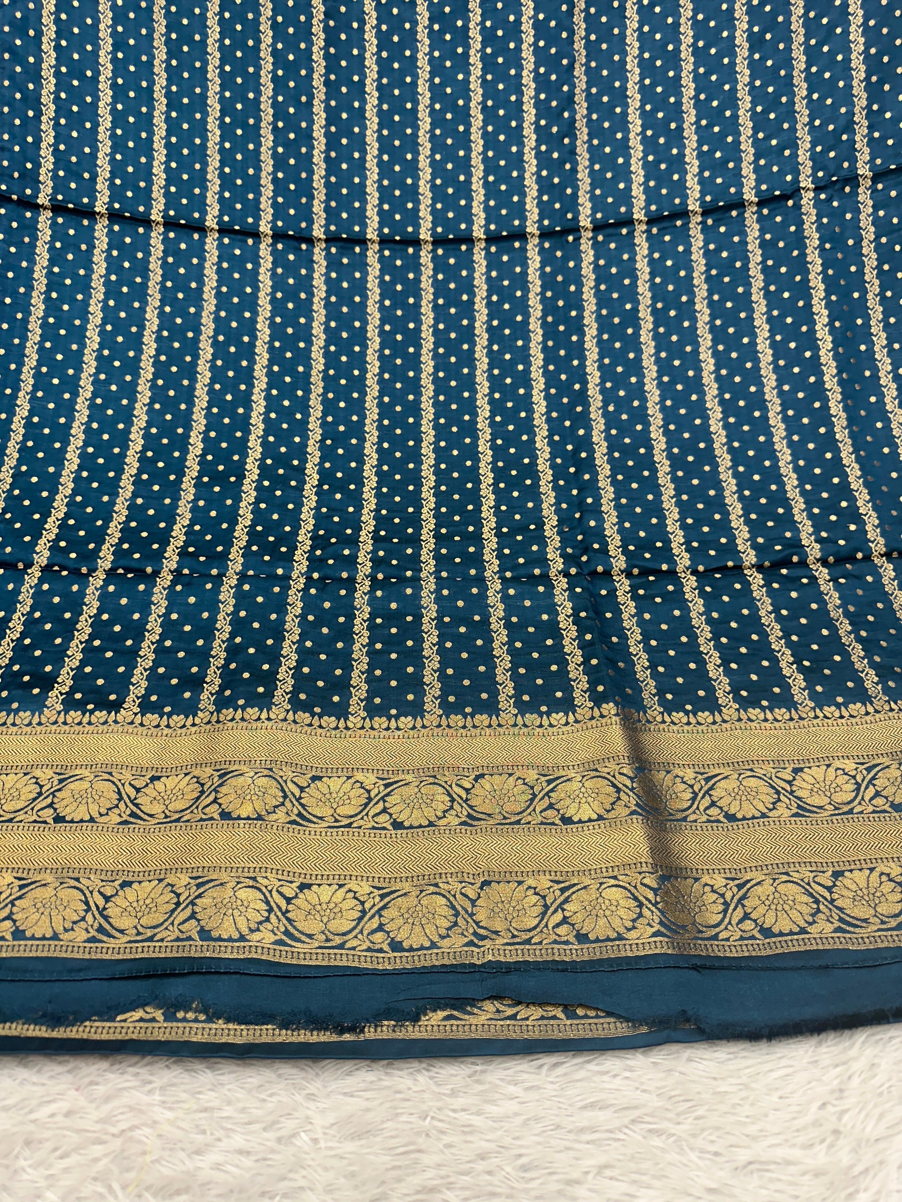 3 Pcs Modaal Saatan Suit Dupatta with Zari woven Design SD12