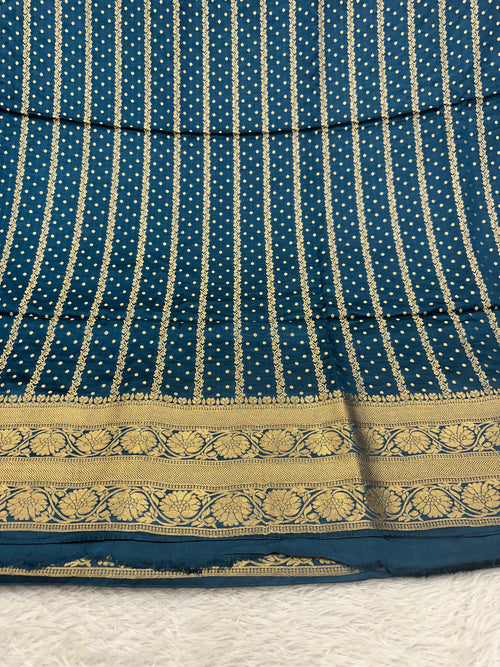 3 Pcs Modaal Saatan Suit Dupatta with Zari woven Design SD12