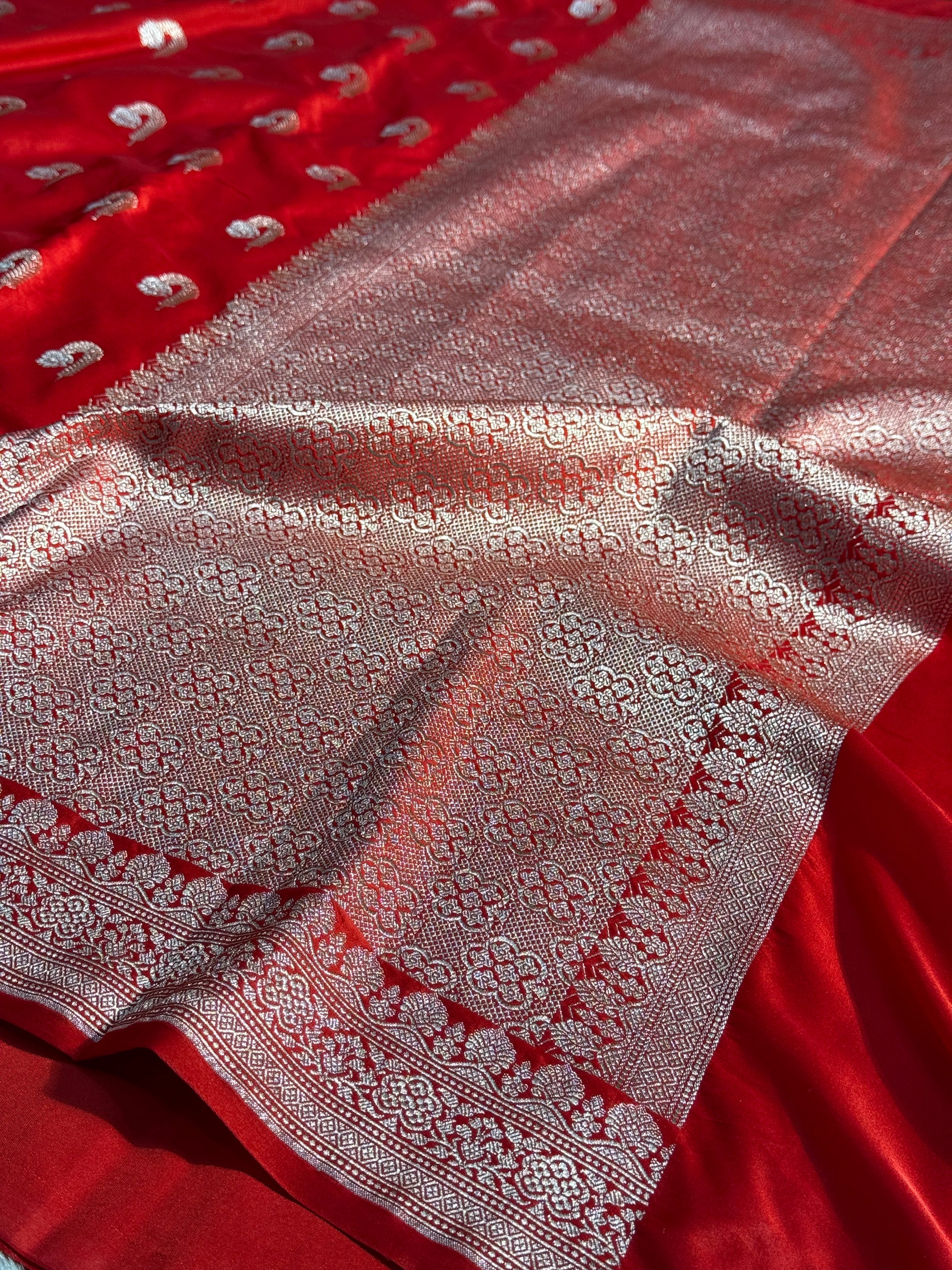 Fancy Mashru Kataan Silk Saree Ms19