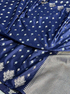 Mango Pattern Mashru kataan Silk Saree Ms21