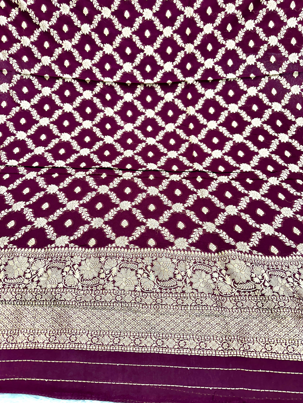 ✨ Banarasi Viscose Georgette Suit Set ✨VSS12