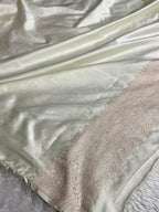 Blue & Beige Tanchoi Zari Meena Banarasi Mashru Silk Saree – MKS734