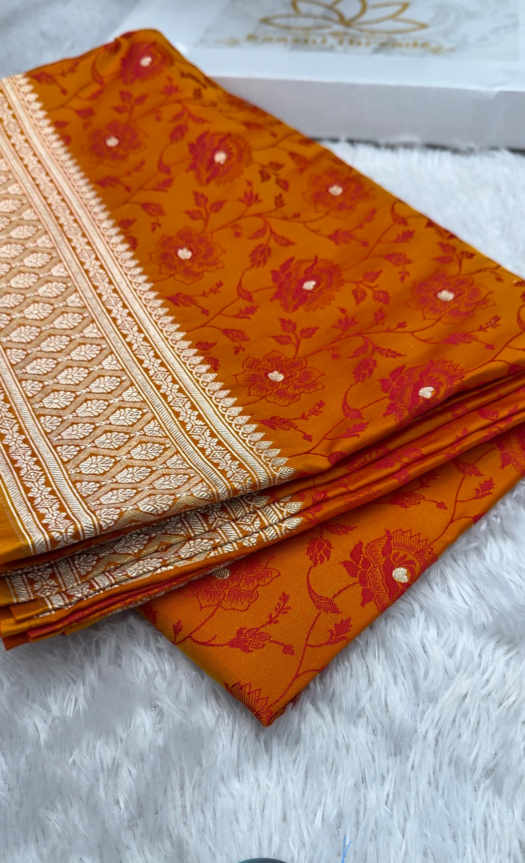 Tanchoi Meena Mashru kataan Silk Saree MKS02