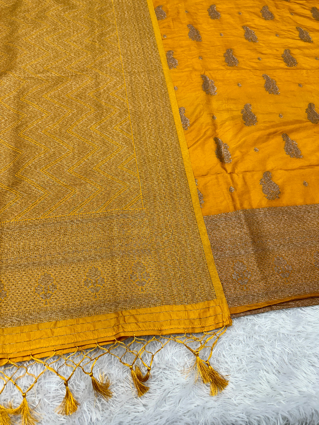 Banarasi Soft Silk 3 Piece Ladies Suit with Antique Zari Woven Work – MSS27