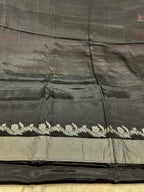 ✨ Banarasi Jacquard Gap Buti HO Silk 3-Piece Unstitched Dress Material MSS20