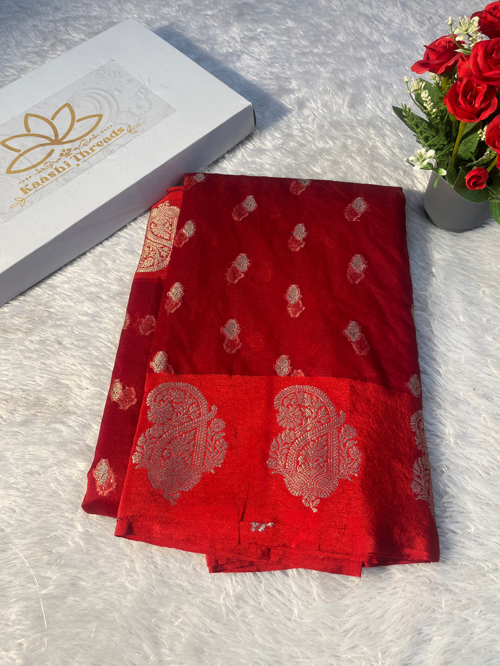 Kora Organza Raw Mango Saree KR11