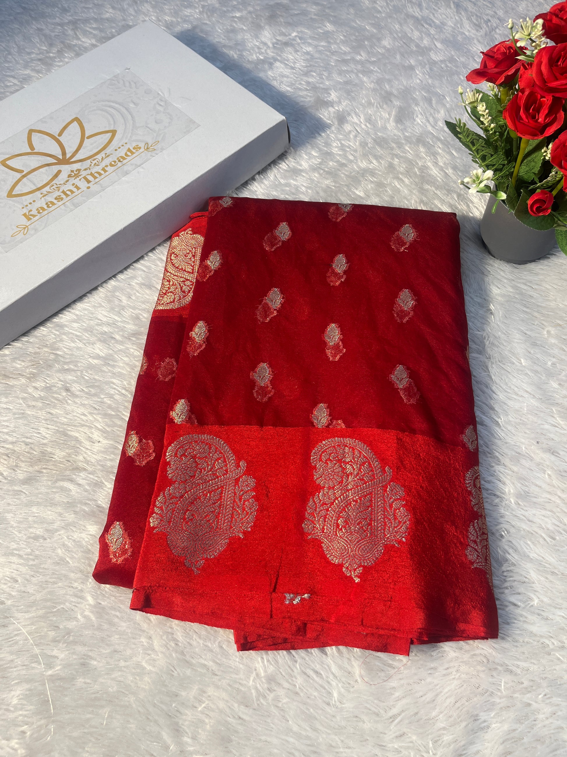 Kora Organza Raw Mango Saree KR11