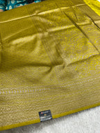 Red Banarasi Dupion Silk Saree with Embossed Antique Zari Weaving & Rich Antique Zari Pallu | STF96