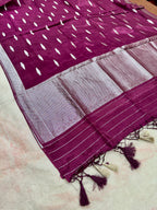 ✨ Banarasi Jacquard Gap Buti HO Silk 3-Piece Unstitched Dress Material MSS19