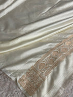 Wine & Beige Mashru Saatan Silk Saree with Chunri Buti & Rich Zari Pallu – MKS836