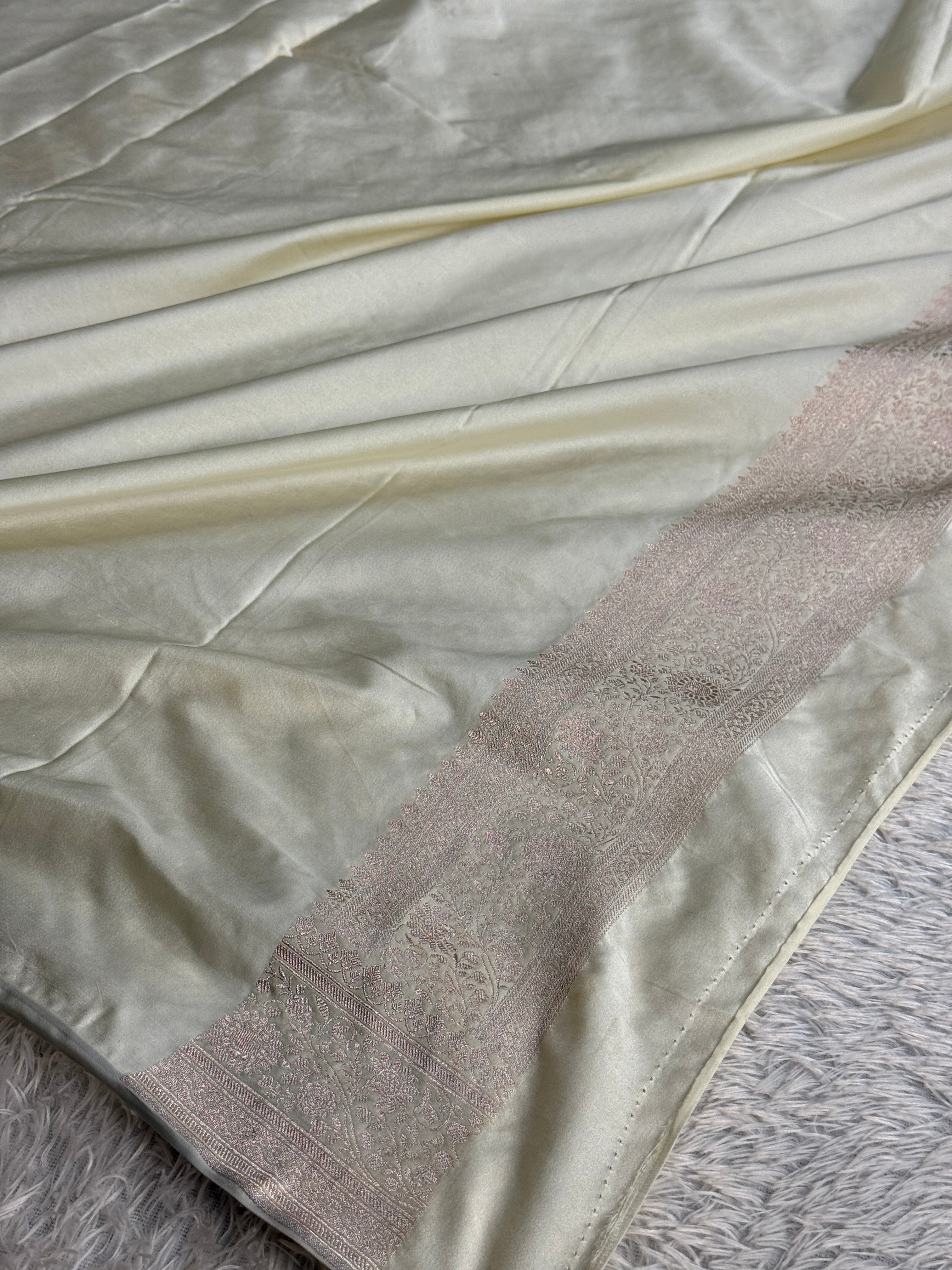 Wine Mashru Kataan Silk Banarasi Saree | MKS776