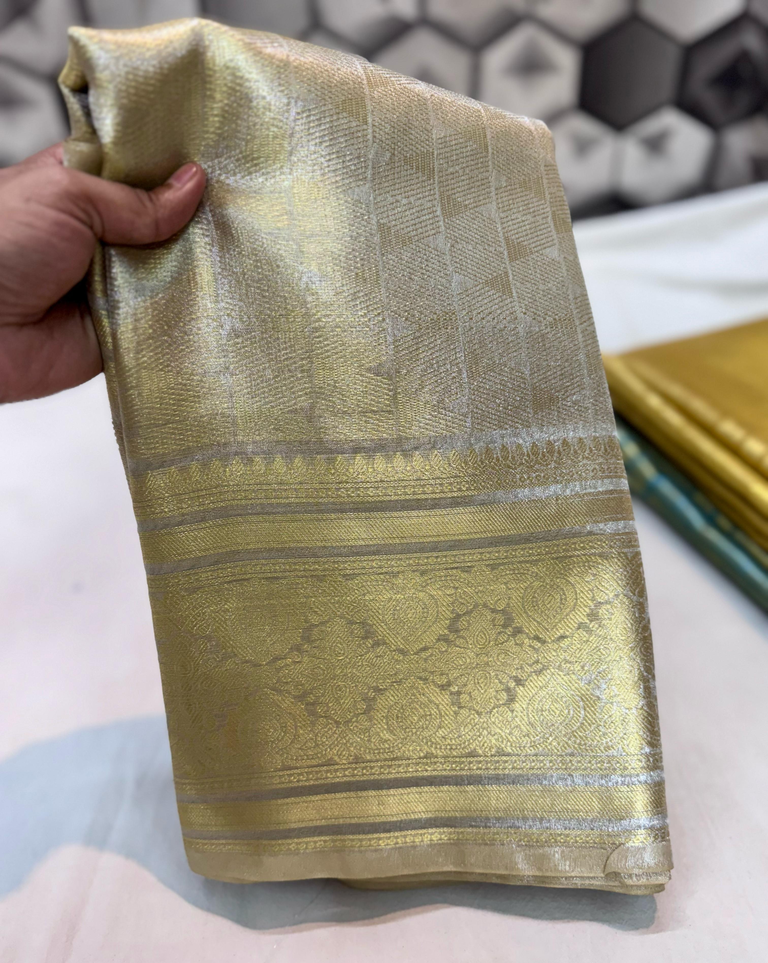 Zari Tissue Silk Saree TS120
