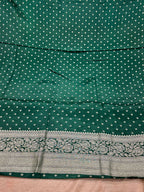 ✨ Banarasi Jacquard Gap Buti HO Silk 3-Piece Unstitched Dress Material MSS22