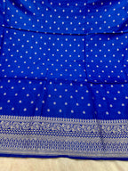 ✨ Banarasi Jacquard Gap Buti HO Silk 3-Piece Unstitched Dress Material MSS18