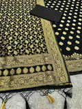 Banarasi Jacquard Zari Georgette Suit Dress – 3 Pc Set MSS21