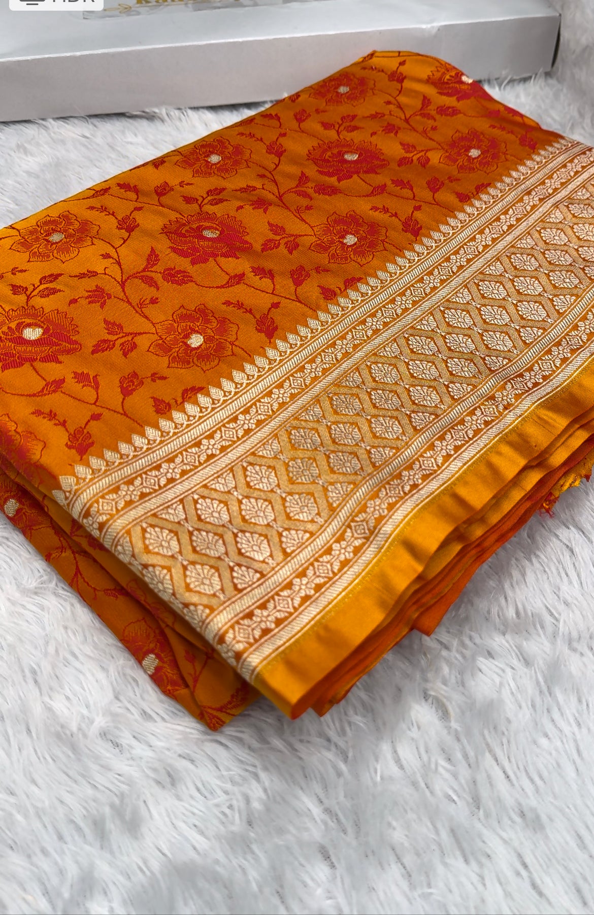 Tanchoi Meena Mashru kataan Silk Saree MKS02