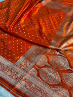 Mashru Kataan Saree with Buti Design Ms15