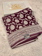 Banarsi Pure Natural Georgette Jaal Design Pattern VSG01