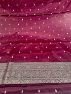 ✨ Banarasi Jacquard Gap Buti HO Silk 3-Piece Unstitched Dress Material MSS14