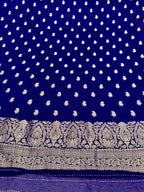 Banarasi Jacquard Zari Georgette Suit Dress – 3 Pc Set MSS23