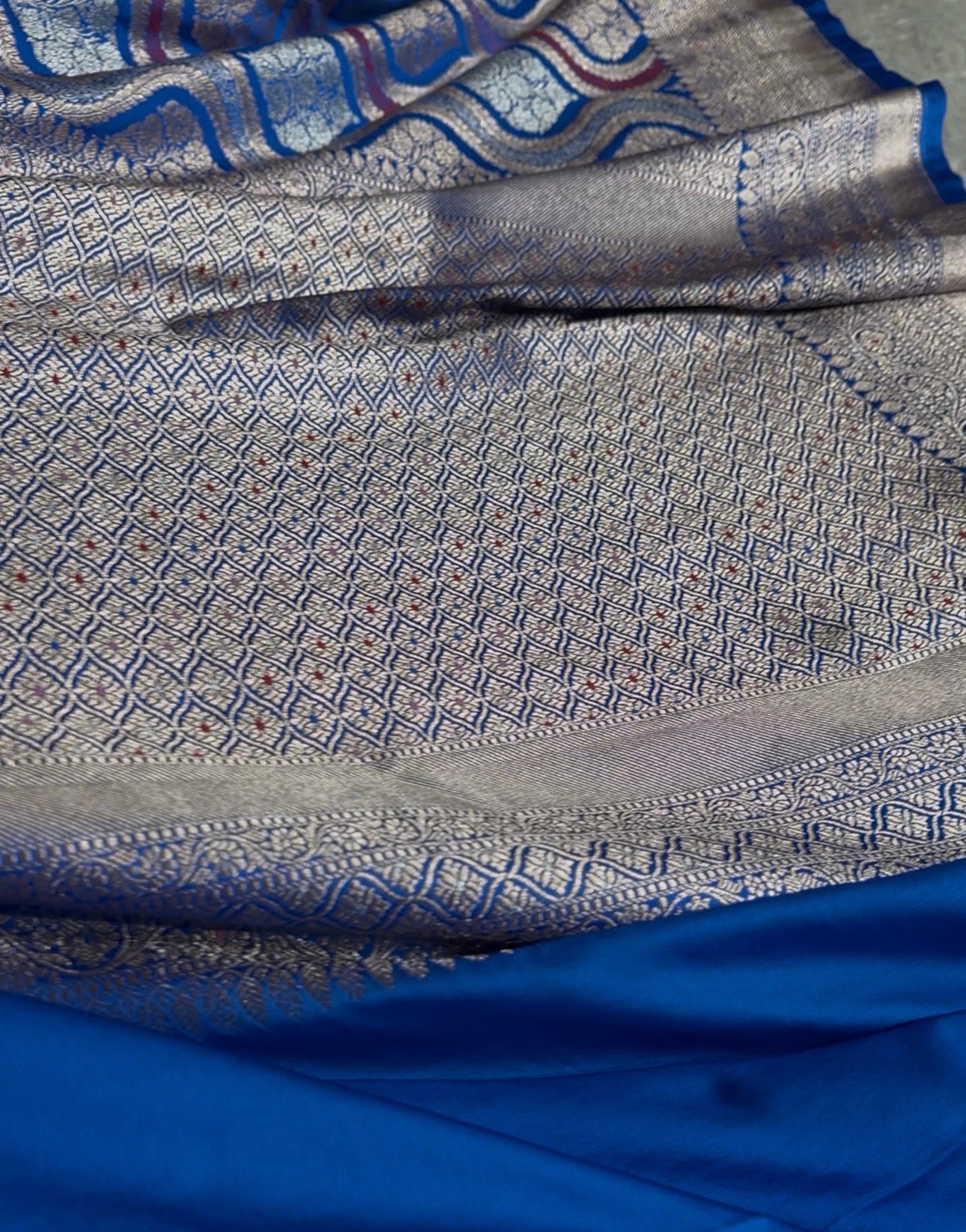Reddish Pink Banarasi Mashru Silk Saree with Tanchoi Meena Woven Pattern & Fancy Jacquard Border MKS127