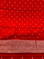 ✨ Banarasi Jacquard Gap Buti HO Silk 3-Piece Unstitched Dress Material MSS14