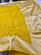 Banarsi Pure Natural Georgette Traditional chunni Design VSG03
