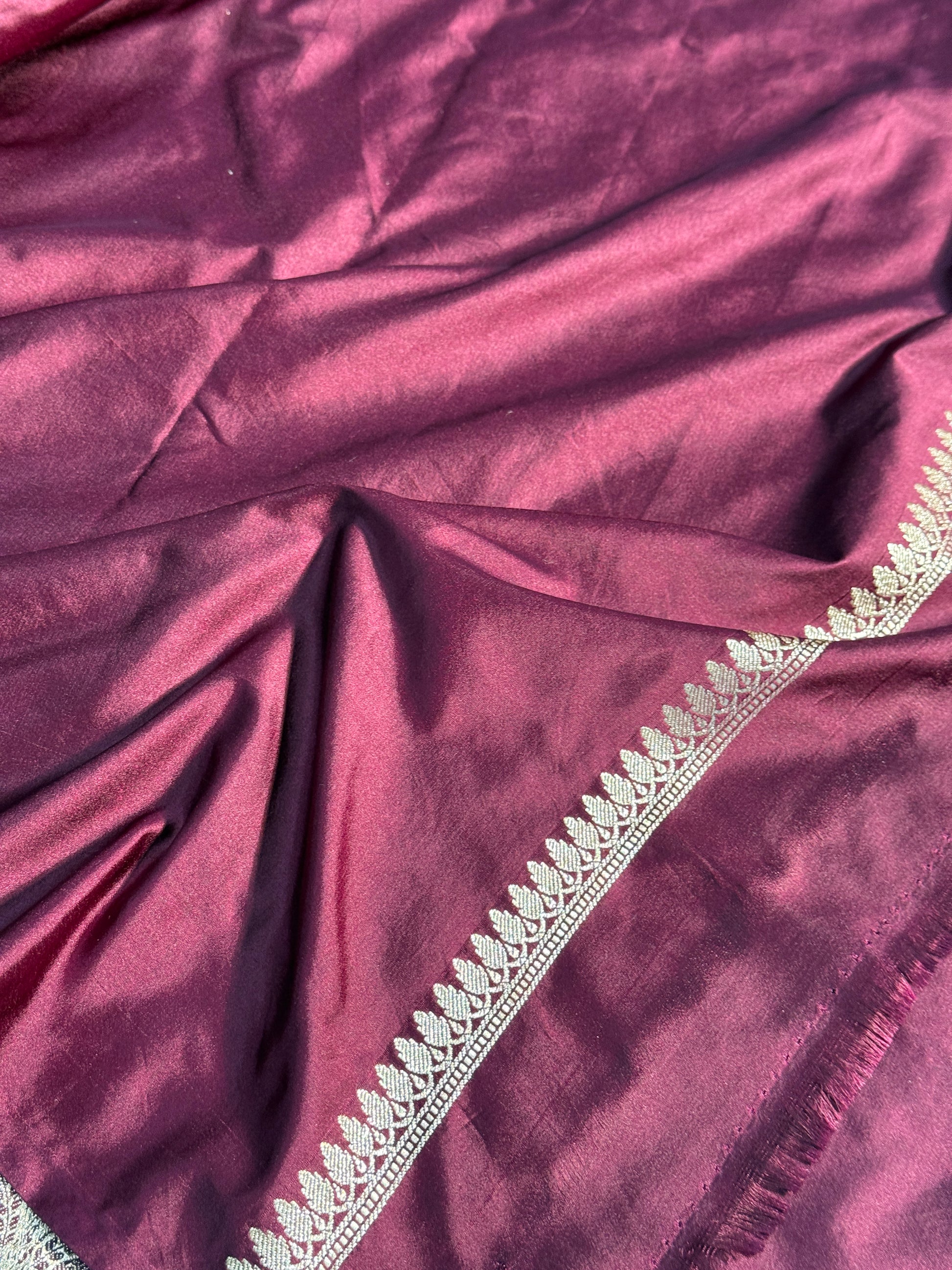 Mango Pattern Mashru kataan Silk Saree Ms21