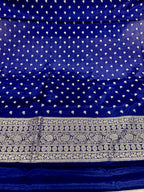 ✨ Banarasi Jacquard Gap Buti HO Silk 3-Piece Unstitched Dress Material MSS17