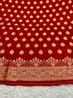 Banarasi Jacquard Zari Georgette Suit Dress – 3 Pc Set MSS21
