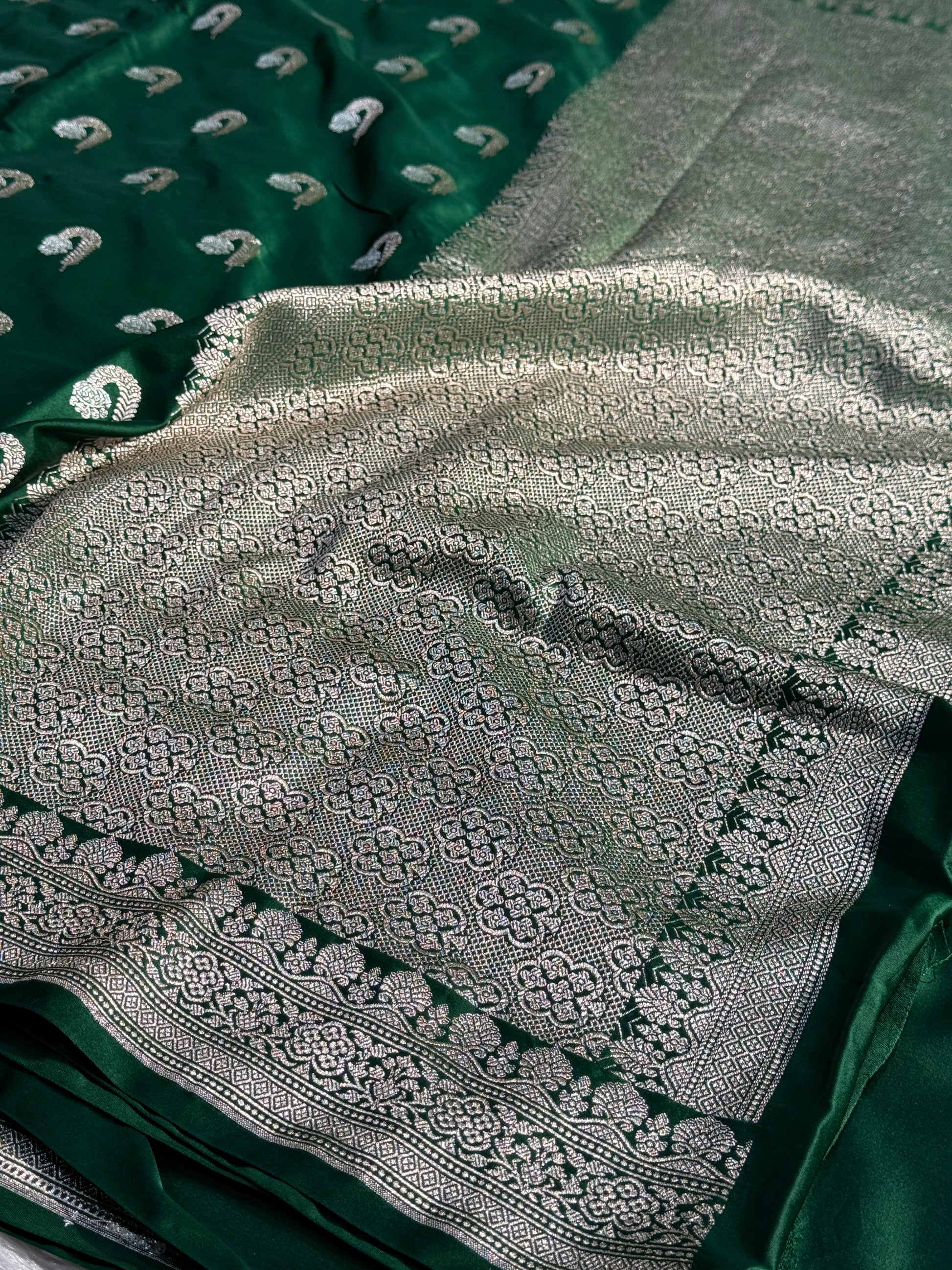 Fancy Mashru Kataan Silk Saree Ms19