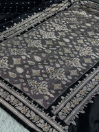 Mashru Kataan Silk Banarasi Saree with Buta Weaving & Diamond Work MKS726