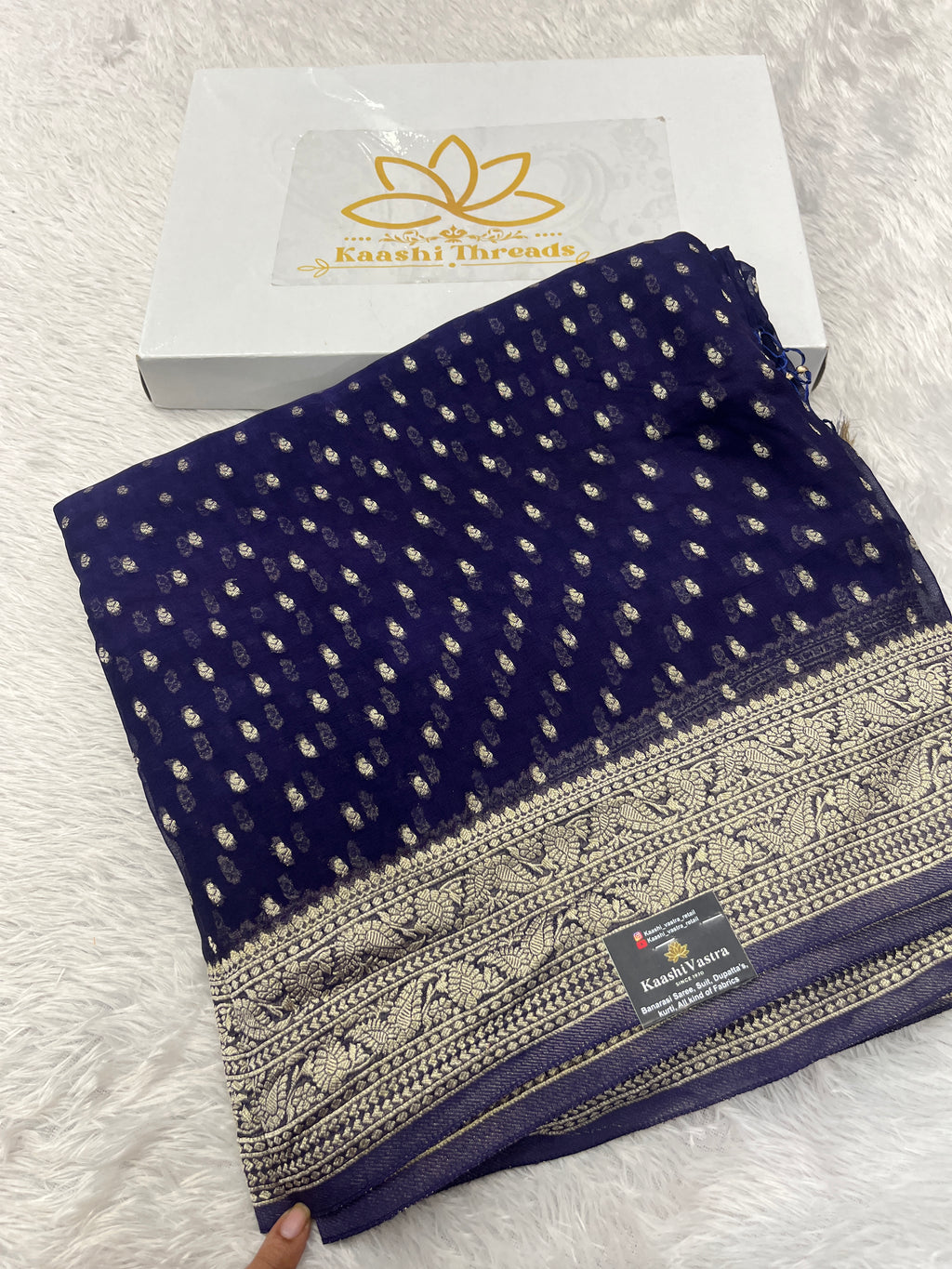 Banarsi Pure Natural Georgette Traditional chunni Design VSG03