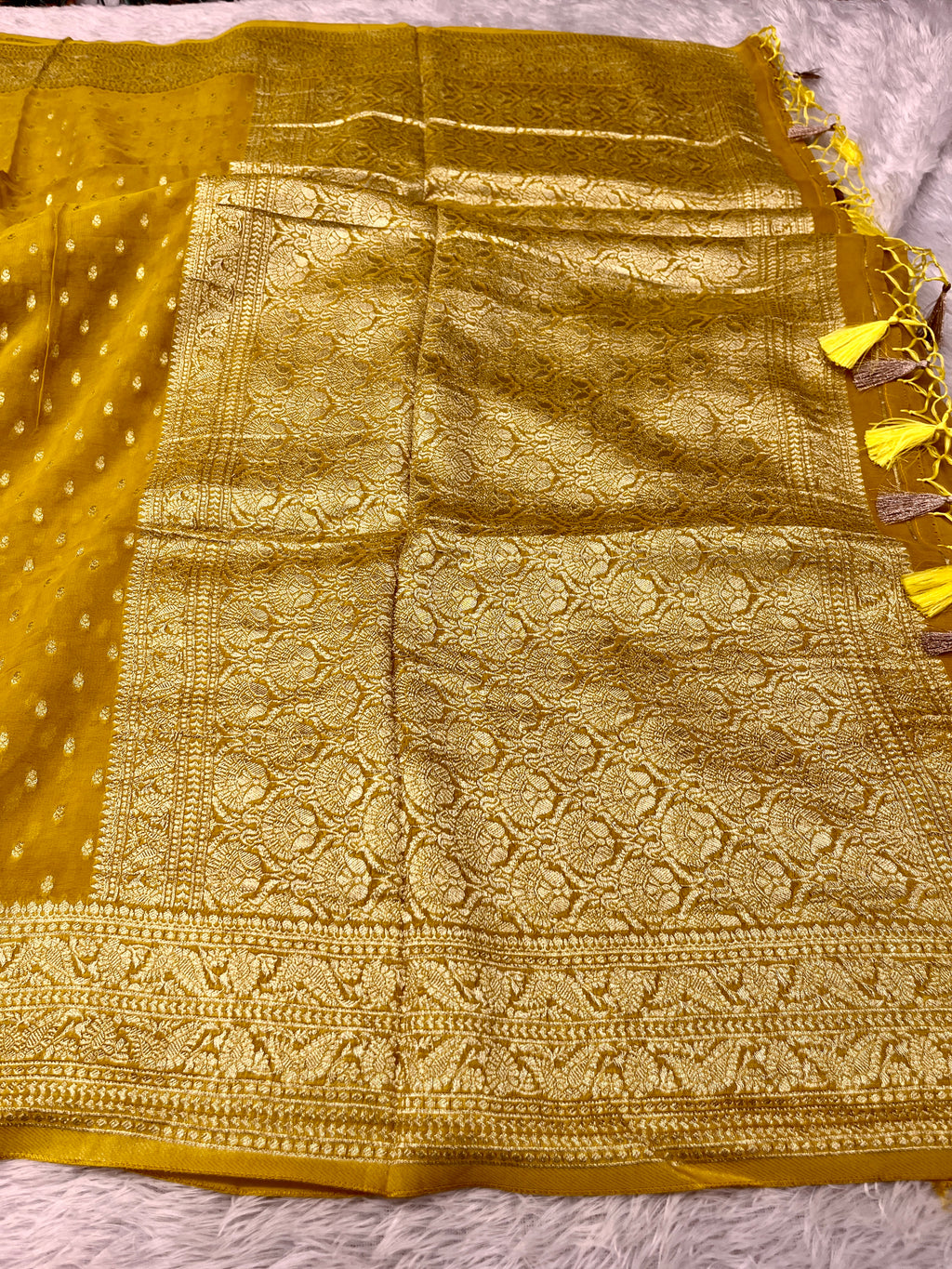 Banarsi Pure Natural Georgette Traditional chunni Design VSG03