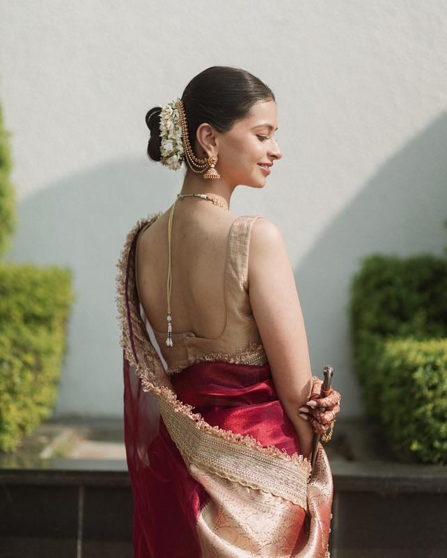 Patch Work Tissue Saree TS115