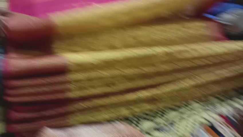 Golden Designer Tissue Silk Saree TS110